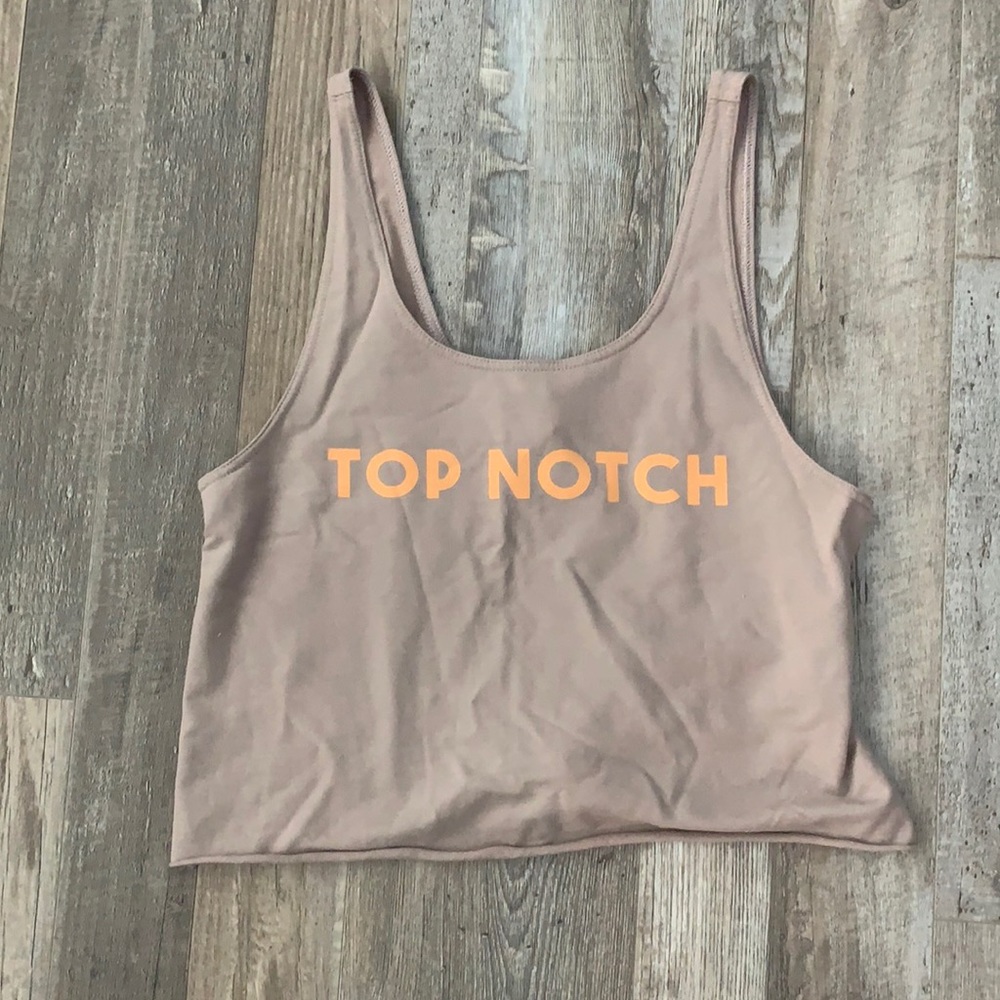 Off-line workout tank top